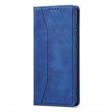 Capa Magnética Para Samsung Galaxy A13 5G Bolsa Porta-Cartões Azul