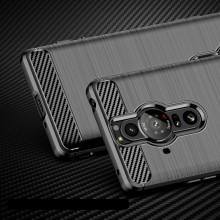 Capa De Tpu Flexível Carbon Para Sony Xperia Pro-I Preto