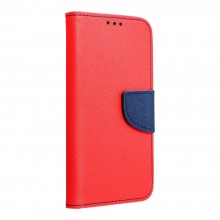 Fancy Book Case For Oppo A57 / A77 Red / Navy