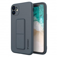 Capa Iphone 11 Pro Max Wozinsky Com Suporte Azul Marinho