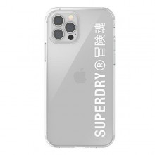 Capa Iphone 12 Pro Max SuperDry Silicone Branco