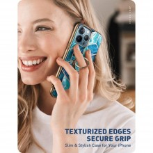 Capa Iphone 13 Pro Supcase Rígida Azul