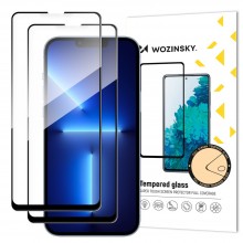 Película Iphone 13 E 13 Pro Wozinsky Vidro Full Cover Glue Transparente