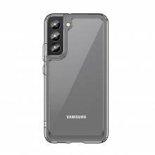 Capa Outer Space Para Samsung Galaxy S22 Rígida Com Moldura De Gel Transparente