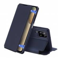 Capa Tipo Estante Dux Ducis Skin X Para Samsung Galaxy A12 / Galaxy M12 Azul