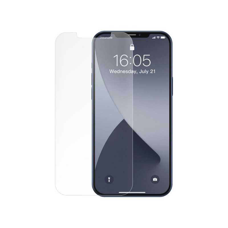 Película Iphone 12 Pro Max Baseus Vidro Temperado Glue Transparente